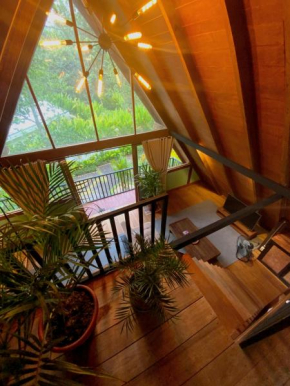 Comfortable Wood House second floor and attic